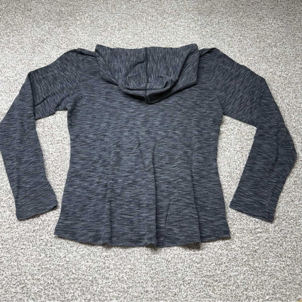 Women’s Columbia OuterSpaced Charcoal Gray White Hooded‎ Sweatshirt Size XL - Picture 4 of 7